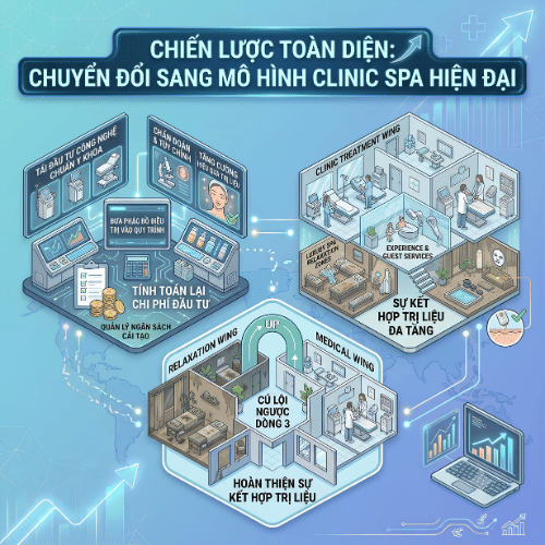 Hành trình chuyển đổi từ spa cũ kỹ sang clinic spa hiện đại
