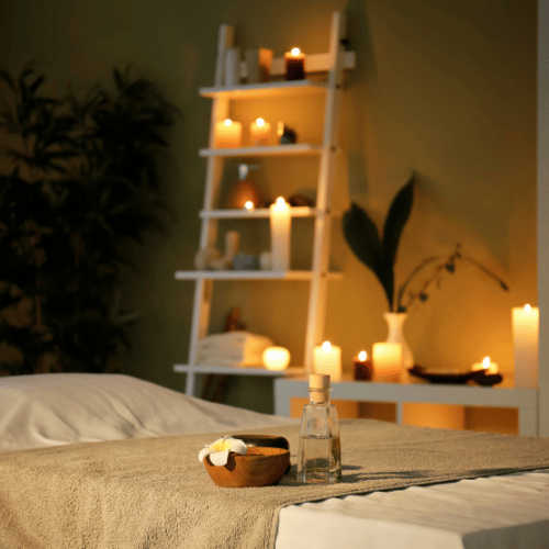 Thiết kế không gian spa khơi gợi cảm xúc thư giãn và an yên.
