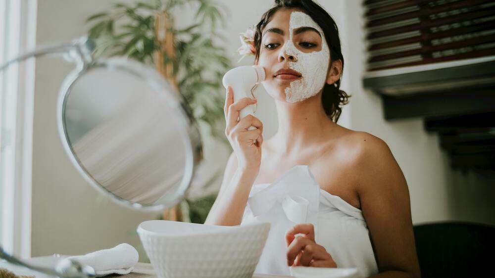 Spa mặt làm sạch da nhẹ nhàng